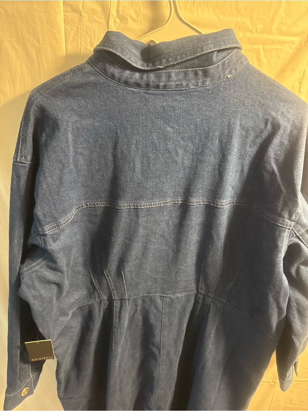 Eloquii Indigo Denim Button-Front Jacket Dress - Picture 5 of 5